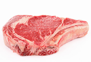 isolated beef rib
