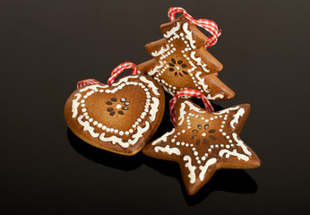 ginger ornaments for Christmas