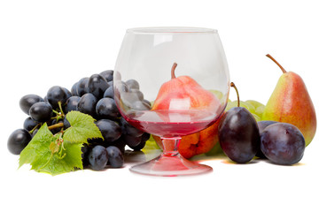 Ripe fruit and red wine