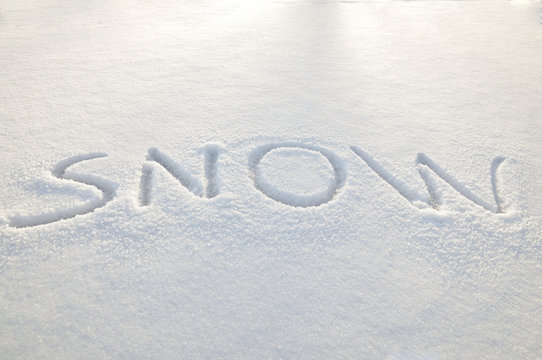 Snow text