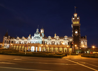 Fototapeta na wymiar Dunedin Railway Station - New Zealand