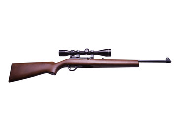 Rifle with scope
