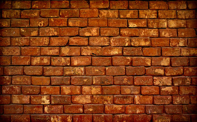 brown briks wall