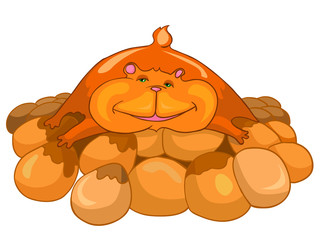 Cartoon Character Hamster