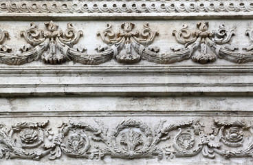 Details of Wall Decoration at Dolmabahce Palace, Istanbul