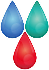 Obraz premium color droplet