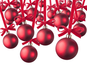 Christmas red balls