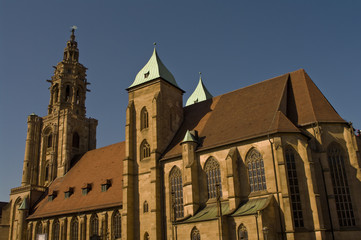 Fototapeta na wymiar Church of Saint Kilian in Heilbronn, Germany