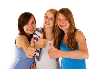 27.7.2011 daumen hoch 3 mÄDCHEN