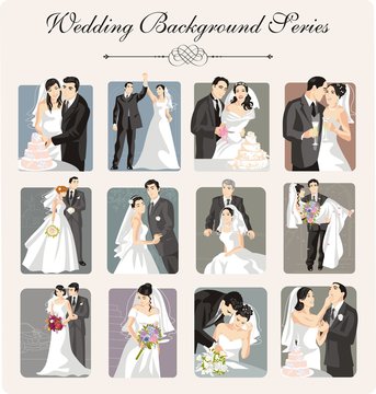 Wedding Vector Illustration Series