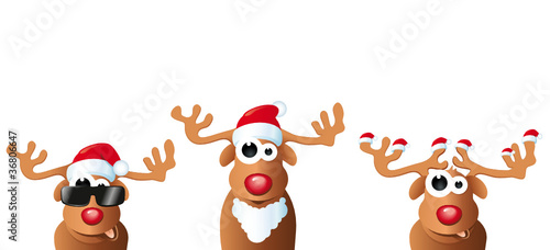 "3 lustige Rentiere" Stockfotos und lizenzfreie Vektoren auf Fotolia
