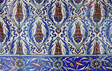 Turkish Wall Tile,Tulip Figure