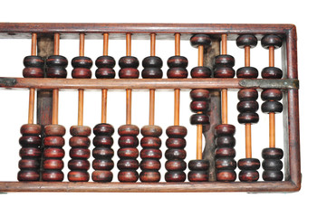 Retro Abacus With Wooden Beads