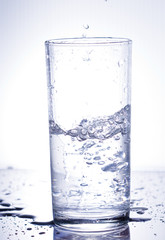 Glass with water
