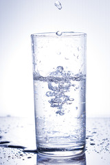 Glass with water