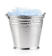 Ice in pail - 36816840