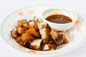 Crispy roast pork
