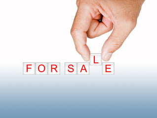 Hand and word for sale