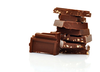 Dark chocolate with nuts