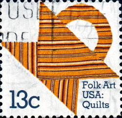Folk Arts USA : Quilts. US Postage.
