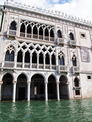 Naklejka premium View of tower at Grand Canal, Venice , Italy