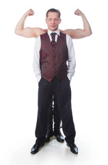 Fototapeta premium A man with biceps