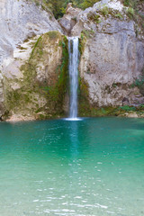 Fototapeta na wymiar Ilica Waterfall, Pinarbasi, Kastamonu, Turcja