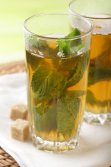 Moroccan mint tea