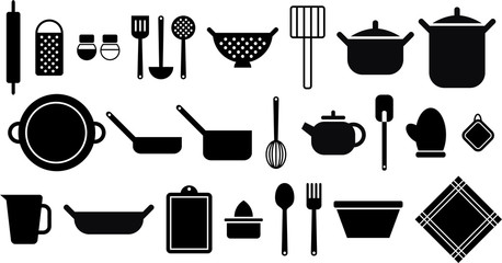 iconos de utensilios de cocina