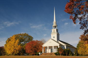 church in a rural setting