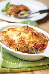 Aubergine gratin