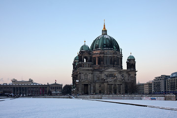 Schloßplatz Berlin im Winter