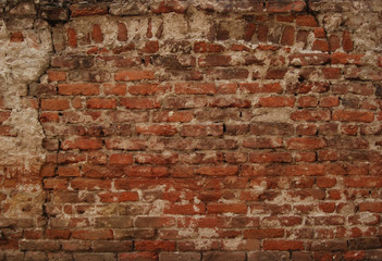 Brick wall as background