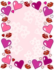 Valentine's border