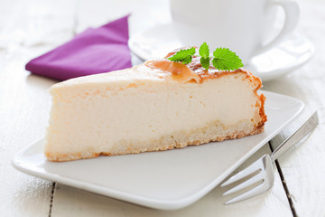 frischer Käsekuchen