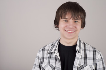 portrait of teen boy