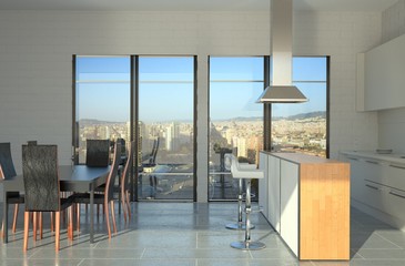 Kitchen in Morning Sun
