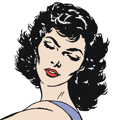 rostro de una mujer hermosa