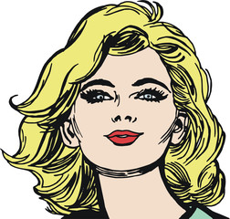 rostro de una mujer hermosa