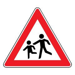 Verkehrsschild - 136 Kinder