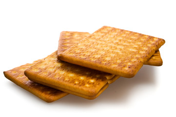 several crackers (cookies)