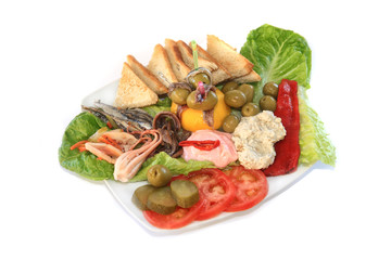 Greek marinara salad