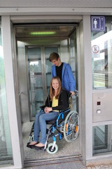 Fahrstuhl Rollstuhl
