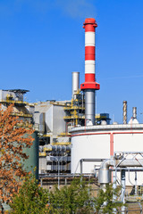 Oil Refinery (blue sky)
