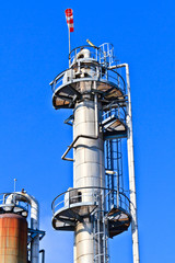 Oil Refinery (blue sky)