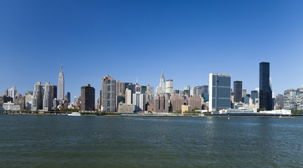 Obraz premium The New York City Uptown skyline