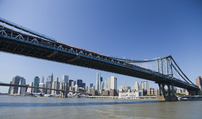 Fototapeta na wymiar New York Manhattan Bridge
