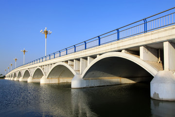 bridge across a river