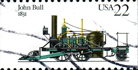 John Bull 1831. US Postage.