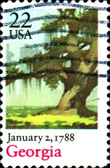 Georgia. January 2,1788. US Postage.